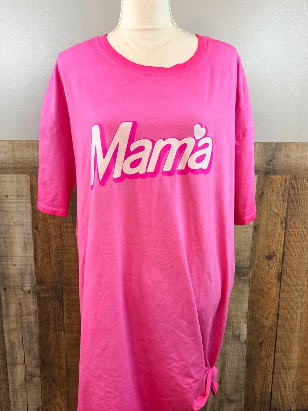Grace and Emma Pink “Mama” Sleep Shirt